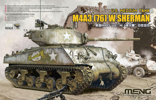 (SO) 1/35 Meng M4A3(76)W Sherman US Medium Tank