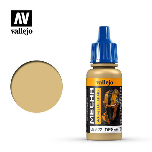 (SO) Vallejo Paint 17ml Bottle Desert Dust Wash Mecha Color