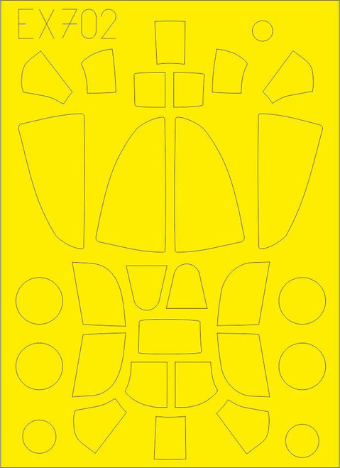 (SO) 1/48 Eduard Mask P39/P-400 TFace for EDU
