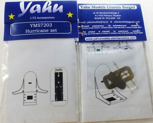 (SO) 1/72 Yahu Models Huricane set - Instrument Panel