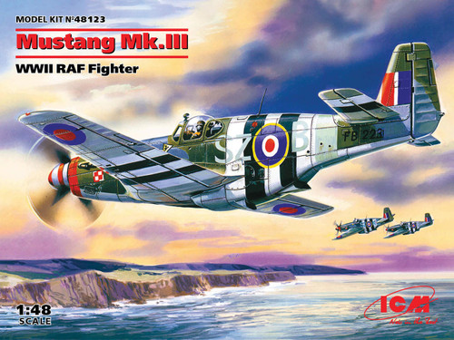 (SO) 1/48 ICM Mustang Mk.III, WWII RAF Fighter