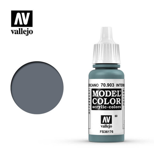 (SO) Vallejo Paint 17ml Bottle Intermediate Blue Model Color