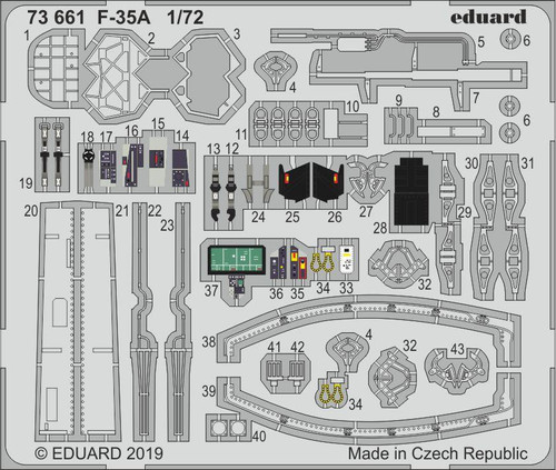 (SO) 1/72 Eduard F-35A for Hasegawa (Pre-Painted)