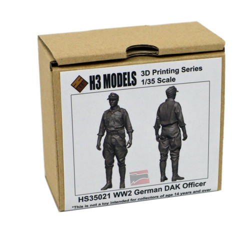 (SO) 1/35 H3 Models WWII German DAK Officer Resin Model Kit