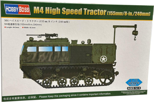 (SO) 1/72 Hobby Boss M4 High Speed Tractor (155mm/8-in./240mm) - HY82921