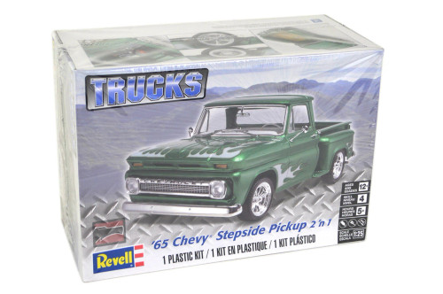 (SO) 1/25 Revell 1965 Chevy Stepside 2n1 Plastic Model Kit