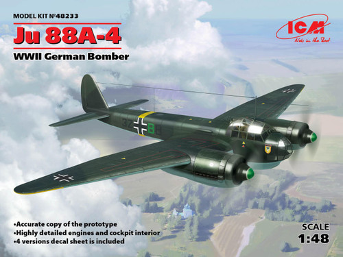 (SO) 1/48 ICM Ju 88A-4, WWII German Bomber