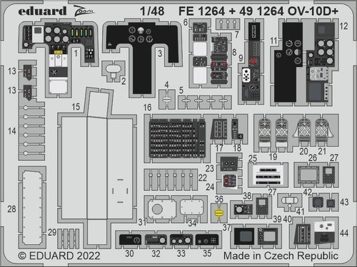 (SO) 1/48 Eduard OV-10D+ Bronco Photo Etch set for ICM