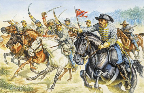 (SO) 1/72 American Civil War: Confederate Cavalry (17 Mtd)