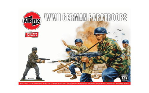 (SO) 1/32 WWII German Paratroops Figure Set (x14)