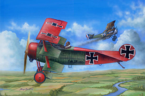 (SO) 1/24 i Love Kit Fokker Dr I TriPlane