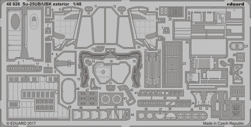 (SO) 1/48 Eduard Su25UB/UBK Exterior for SME