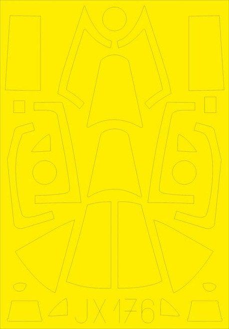 (SO) 1/32 Eduard F4U-1A Masking Sheet for Tamiya