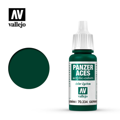 (SO) Vallejo Paint 17ml Bottle German Tankcrew I (Field Grey) Panzer Aces