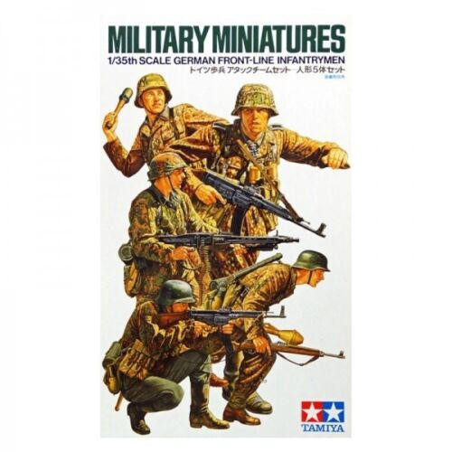 (SO) 1/35 Tamiya German Front-Line Infantry (x5)
