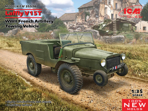 (SO) 1/35 ICM Laffly V15T, WWII French Artillery Towing Vehicle