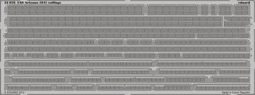 (SO) 1/350 Eduard USS Arizona Railings 1941 for HBB