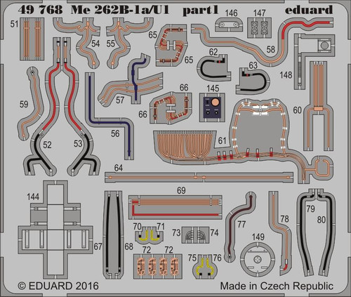 (SO) 1/48 Eduard Me262B1a/U1 for HBB (Pre-Painted)