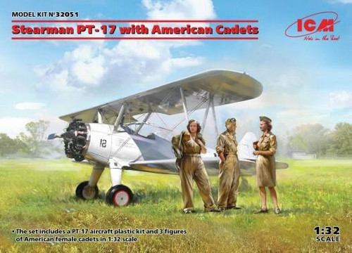 (SO) 1/32 ICM Stearman PT-17 with American Cadets