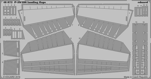 (SO) 1/48 Eduard P39/400 Landing Flaps for EDU