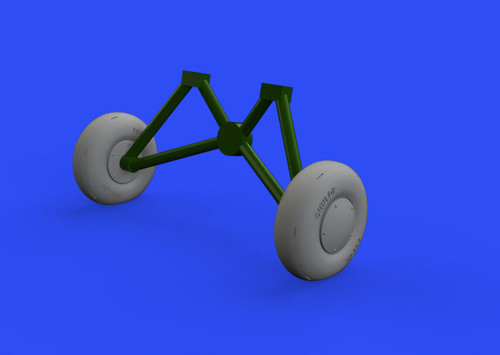 (SO) 1/48 Eduard Tiger Moth Wheels for AIR (Decals & Resin)