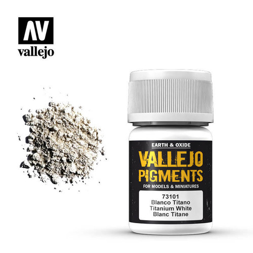 (SO) Vallejo 30ml Bottle Titanium White Pigment Powder