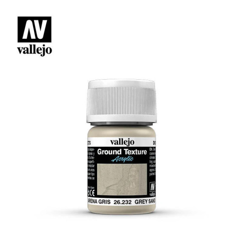 (SO) Vallejo 35ml Bottle Grey Sand Ground Texture Diorama Effect