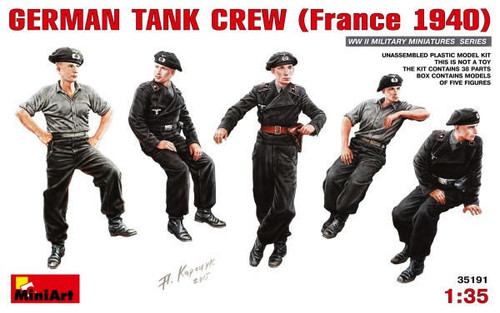 (SO) 1/35 Miniart German Tank Crew France 1940 (5)
