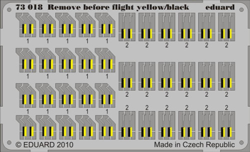 (SO) 1/72 Eduard Remove Before Flight Yellow/Black (Pre-Painted)