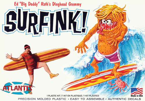 (SO) Atlantis Models Ed Big Daddy Roth Surfink Plastic Model Kit