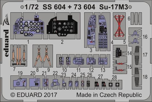 (SO) 1/72 Eduard Su17M3 for MOV (Pre-Painted)