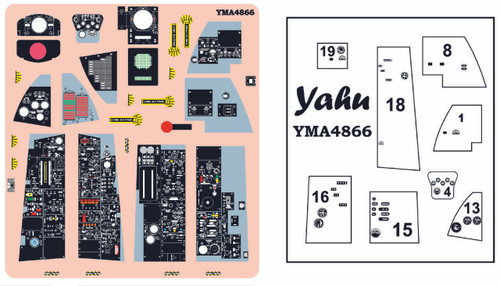 (SO) 1/48 Yahu Models F-4C Phantom - Instrument Panel