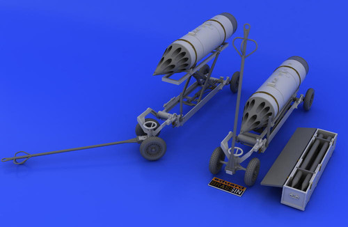 (SO) 1/48 Eduard Rocket Launcher B8M1 & Loading Cart (PE & Resin)