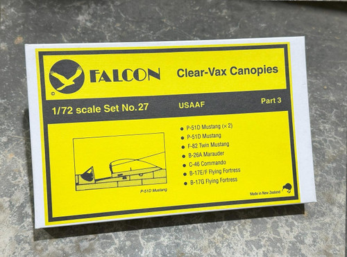 (SO) 1/72 Falcon Canopies Set USAAF (part 3)