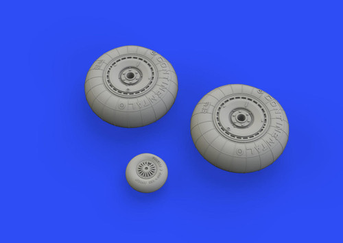 (SO) 1/48 Eduard He111 Wheels Late for ICM (Resin)