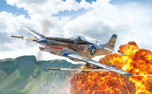 (SO) 1/72 F51D Mustang Fighter Korean War