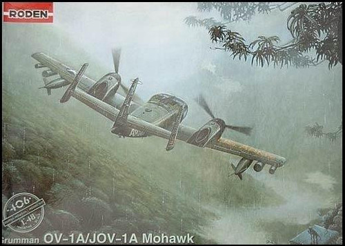 (SO) 1/48 Roden OV1A/JOV1A Mohawk Vietnam/Later era Armed Observation & Intelligence USAAF Aircraft