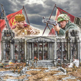 (SO) 1/72 Battle for the Reichstag Berlin 1945 Diorama Set