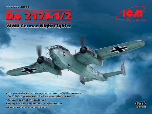 (SO) 1/48 ICM Do 217J-1/2, WWII German Night Fighter