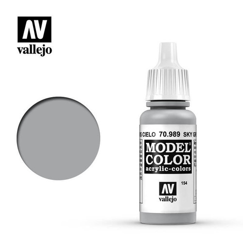(SO) Vallejo Paint 17ml Bottle Sky Grey Model Color