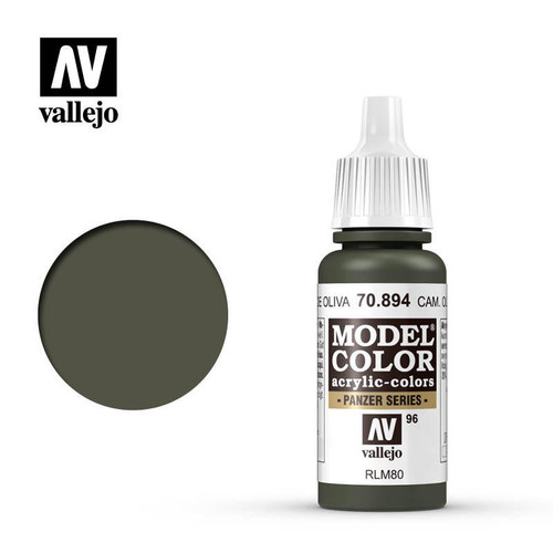 (SO) Vallejo Paint 17ml Bottle Camouflage Olive Green Model Color