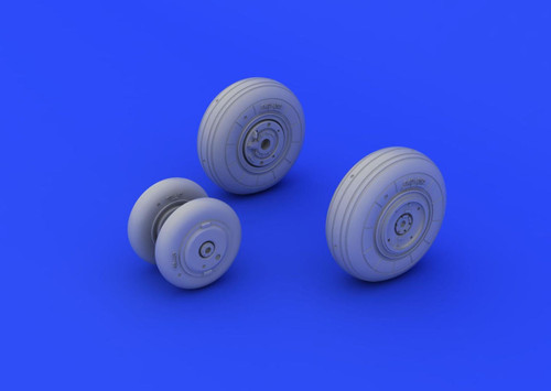 (SO) 1/72 Eduard MiG29 Wheels for TRP (Resin)