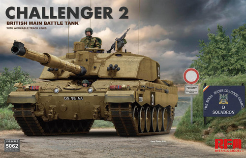 (SO) 1/35 Ryefield Model British MBT Challenger 2 w/working tracks