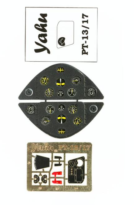 (SO) 1/32 Yahu Models PT-17 Kaydet - Instrument Panel