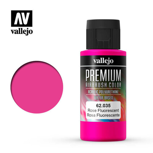 (SO) Vallejo Paint 60ml Bottle Fluorescent Rose Premium