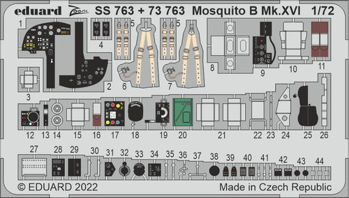 (SO) 1/72 Eduard Mosquito B Mk XVI for AIR (Pre-Painted)
