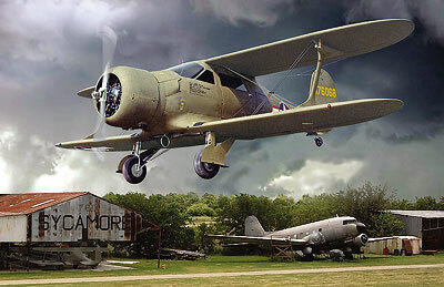 (SO) 1/48 Roden Beechcraft UC-43 Staggerwing