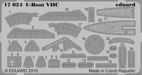 (SO) 1/350 Eduard U-Boat VIIC for RMG