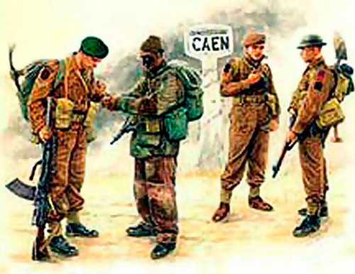 (SO) 1/35 Master Box British Troops Caen 1944 (x4)