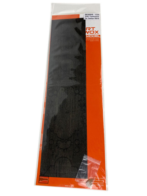 (SO) 1/350 Artwox IJN Yamato Wood Deck (Black)